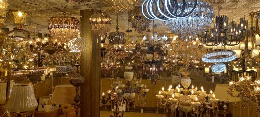 عکس لوستر تابان