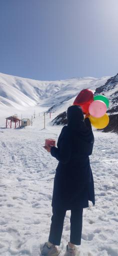 عکس پیست اسکی شیر باد