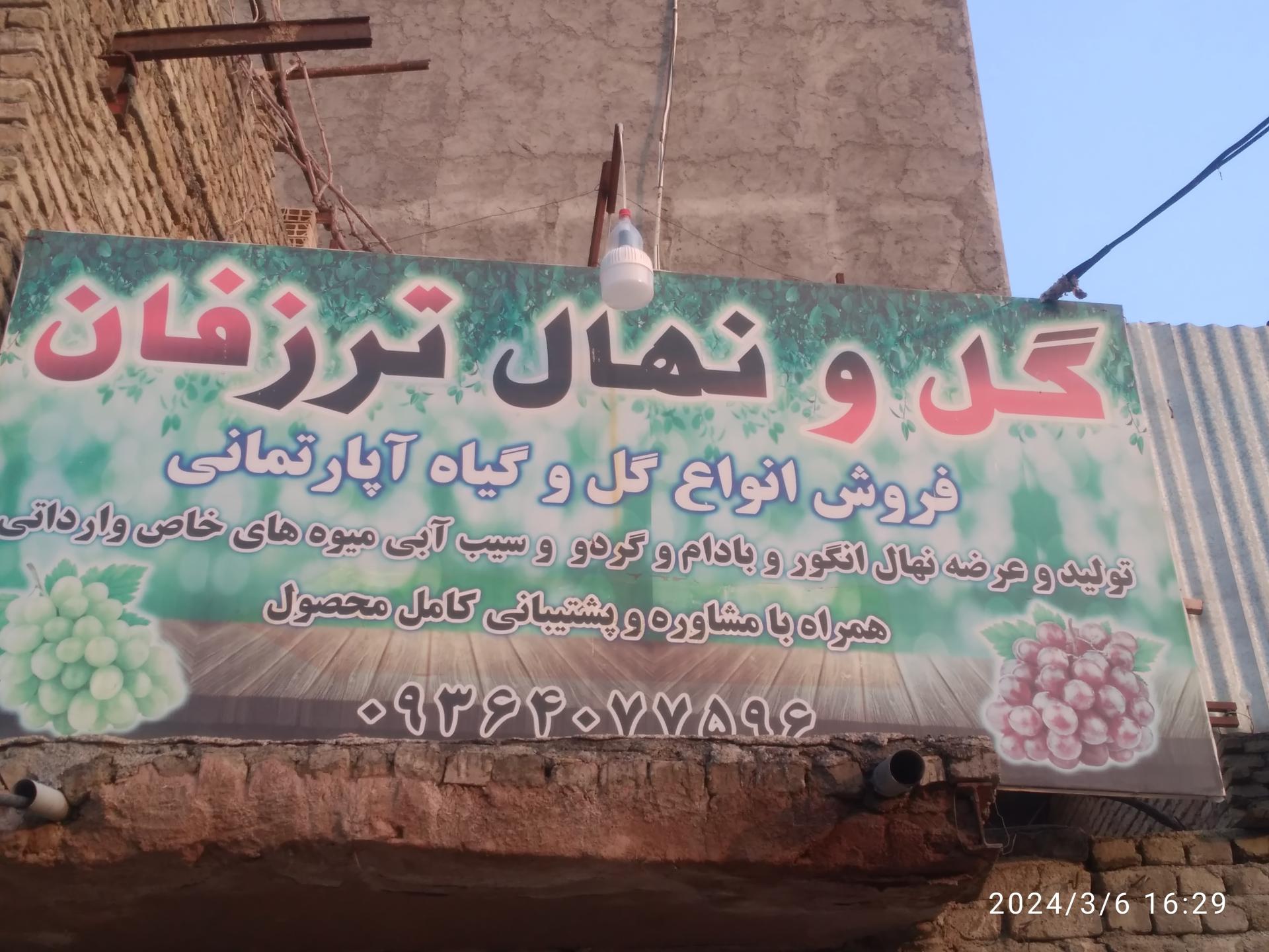 عکس گل و نهال ترزفان