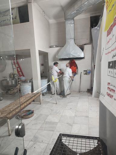 عکس نانوایی سنگک