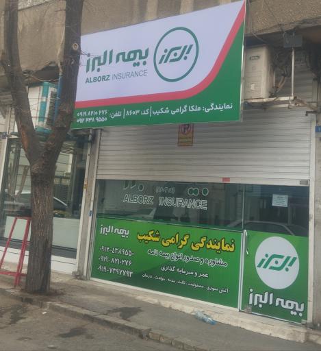 عکس بیمه البرز نمایندگی ملکا گرامی شکیب