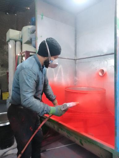 عکس خدمات رنگ پودری الکترواستاتیک الماس 