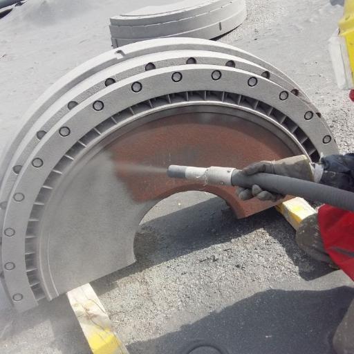 عکس سندبلاست و رنگ اپوکسی سیفی 