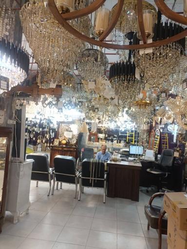 عکس الکتریکی و لوستر دریای نور