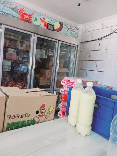 عکس پخش مواد غذایی و لبنیات بام زد