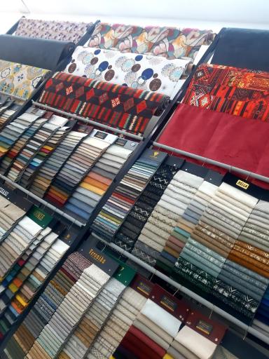 عکس پارچه مبلی و پرده ای هنر