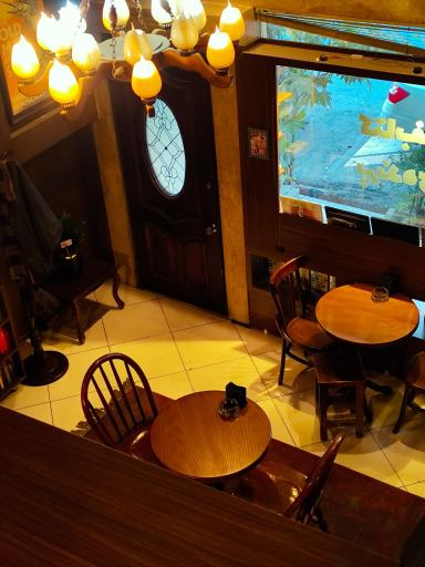 عکس کافه کتاب پرنده آبی