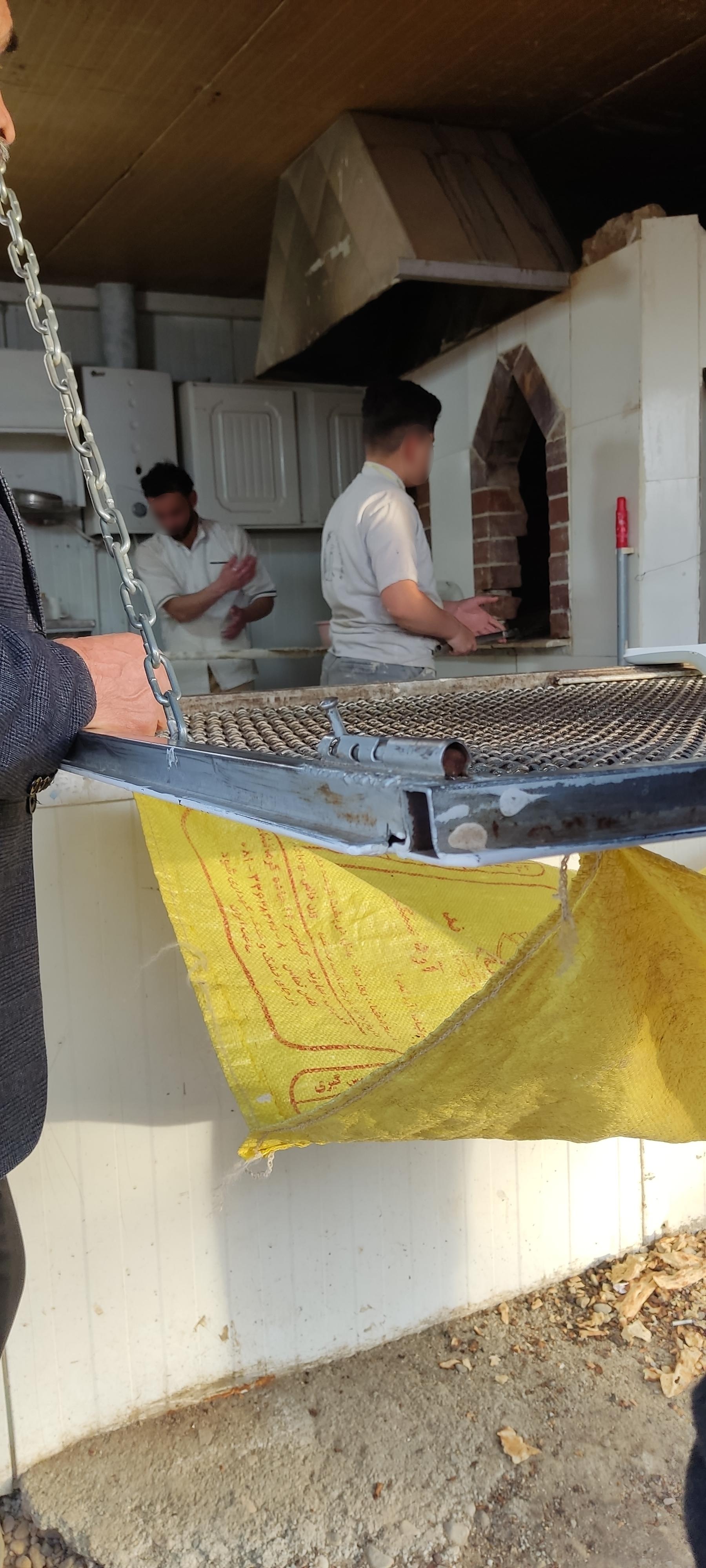 عکس نانوایی سنگکی