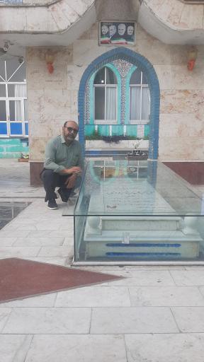 عکس مزار شهید امیر ارتشبد خلبان علی اکبر شیرودی