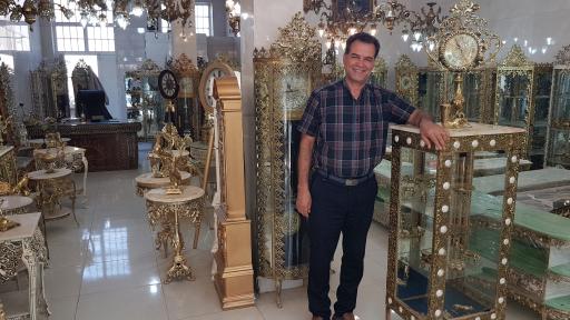 عکس آینه و شمعدان بهنیا