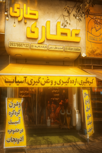 عکس عطاری کلبه