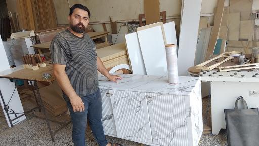 عکس تولیدی سرویس خواب و مبل هومن