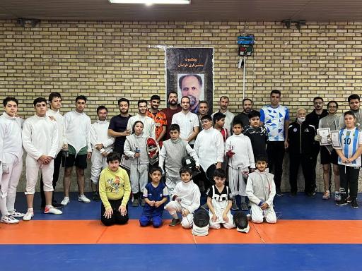 عکس هیات شمشیربازی خراسان رضوی