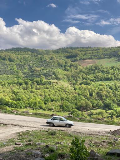 عکس آبشار اولنگ رامیان