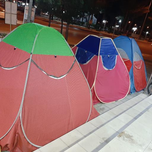 عکس تولیدی چادر مسافرتی و پشه بند و صندلی