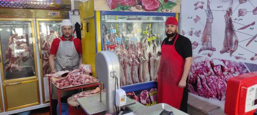 عکس قصابی حامد و رضا