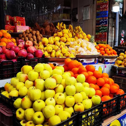 عکس میوه فروشی شهر باران