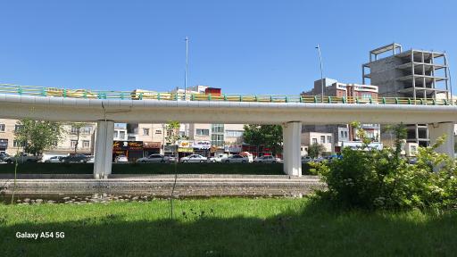 عکس پل روگذر میدان قدس