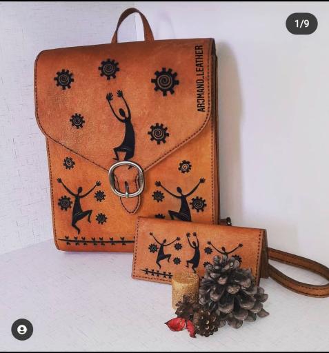 عکس حک، برش لیزر و سرای چرم ارجمند