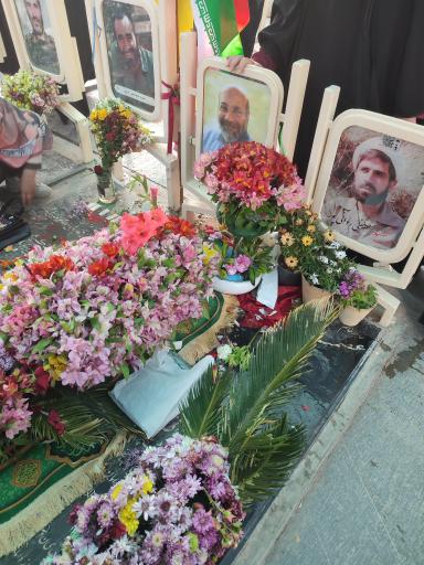 عکس مزار شهید محمدرضا زاهدی