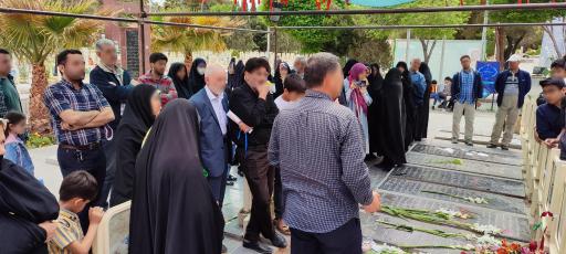 عکس مزار شهید محمدرضا زاهدی