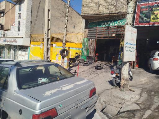 عکس پنچرگیری لاستیک و بالانس مسعود ولی پور