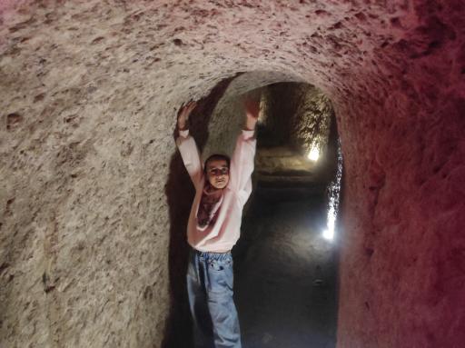 عکس شهر زیرزمینی باستانی نوش آباد