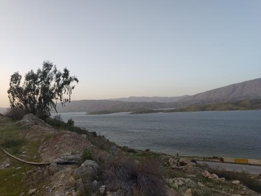 عکس دریاچه سد سیمره