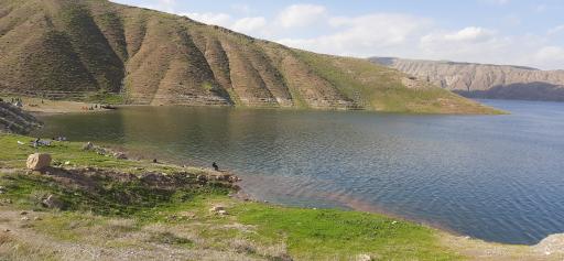 عکس دریاچه سد سیمره