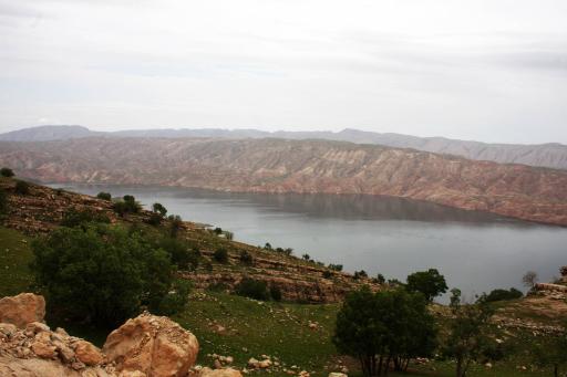 عکس دریاچه سد سیمره