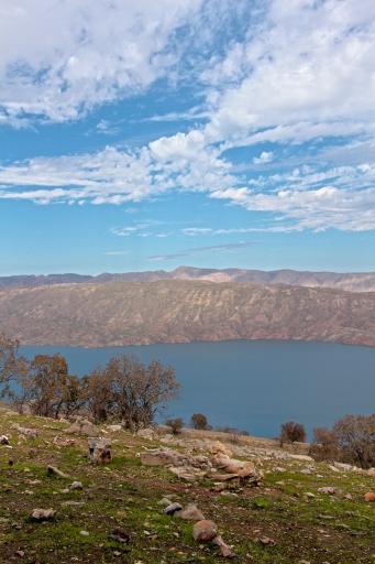 عکس دریاچه سد سیمره