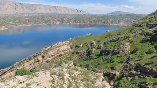 عکس دریاچه سد سیمره