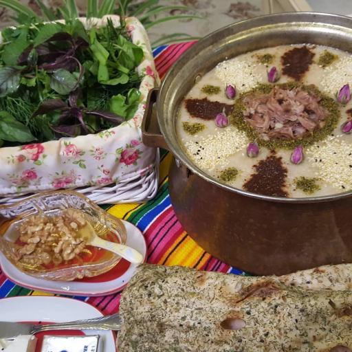 عکس آش و حلیم نعنا