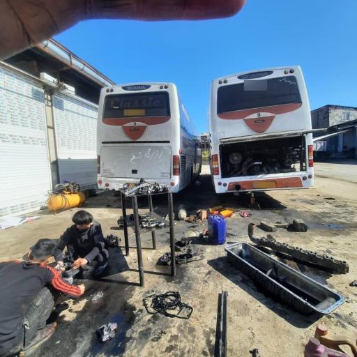 عکس تعمیرگاه کامیون اسکانیا