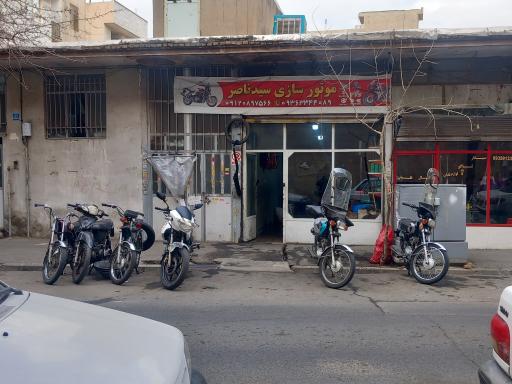 عکس تعمیرگاه موتور سیکلت سید ناصر