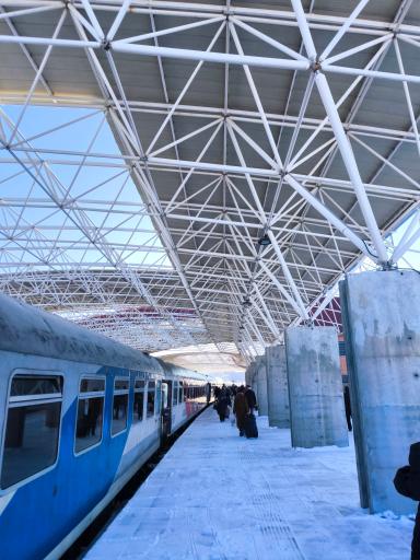 عکس ایستگاه راه آهن خاوران