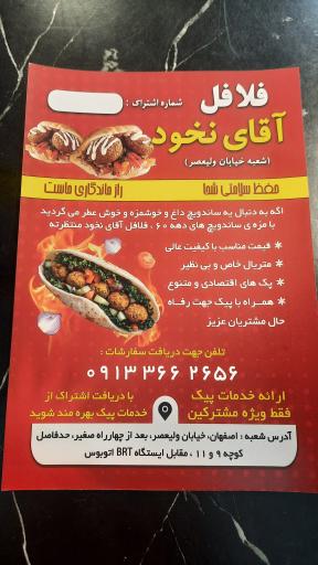 عکس فلافل آقای نخود 