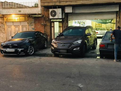 عکس رنگ آمیزی اتومبیل استاد رحیم عماره