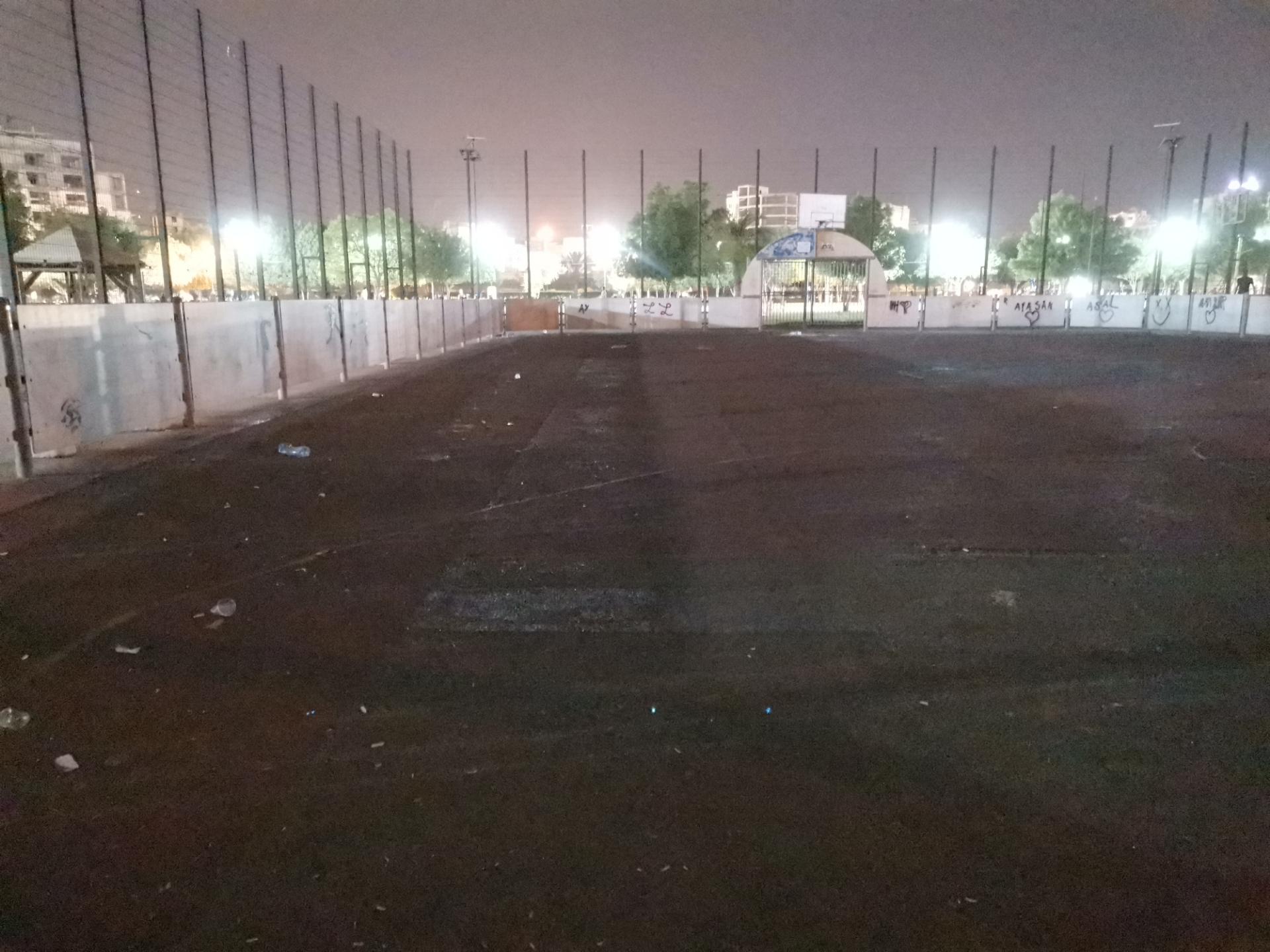 عکس زمین بسکتبال ساحلی