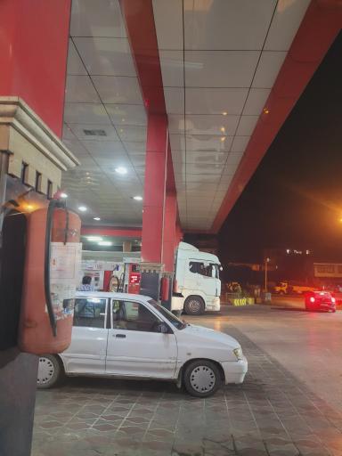 عکس پمپ بنزین و گاز CNG اسدی