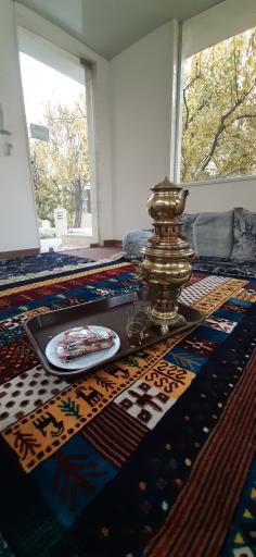 عکس باغ رستوران شالیزه