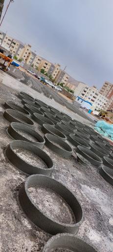 عکس کارگاه بلوک زنی و مصالح ساختمانی بیات