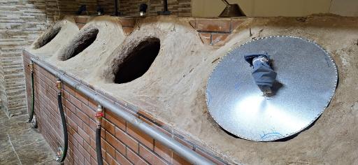 عکس نان تنوری و سنتی تنورچین