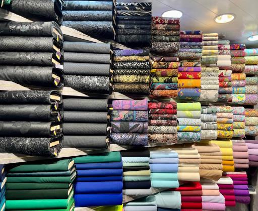 عکس پارچه سرای مترو قیچی