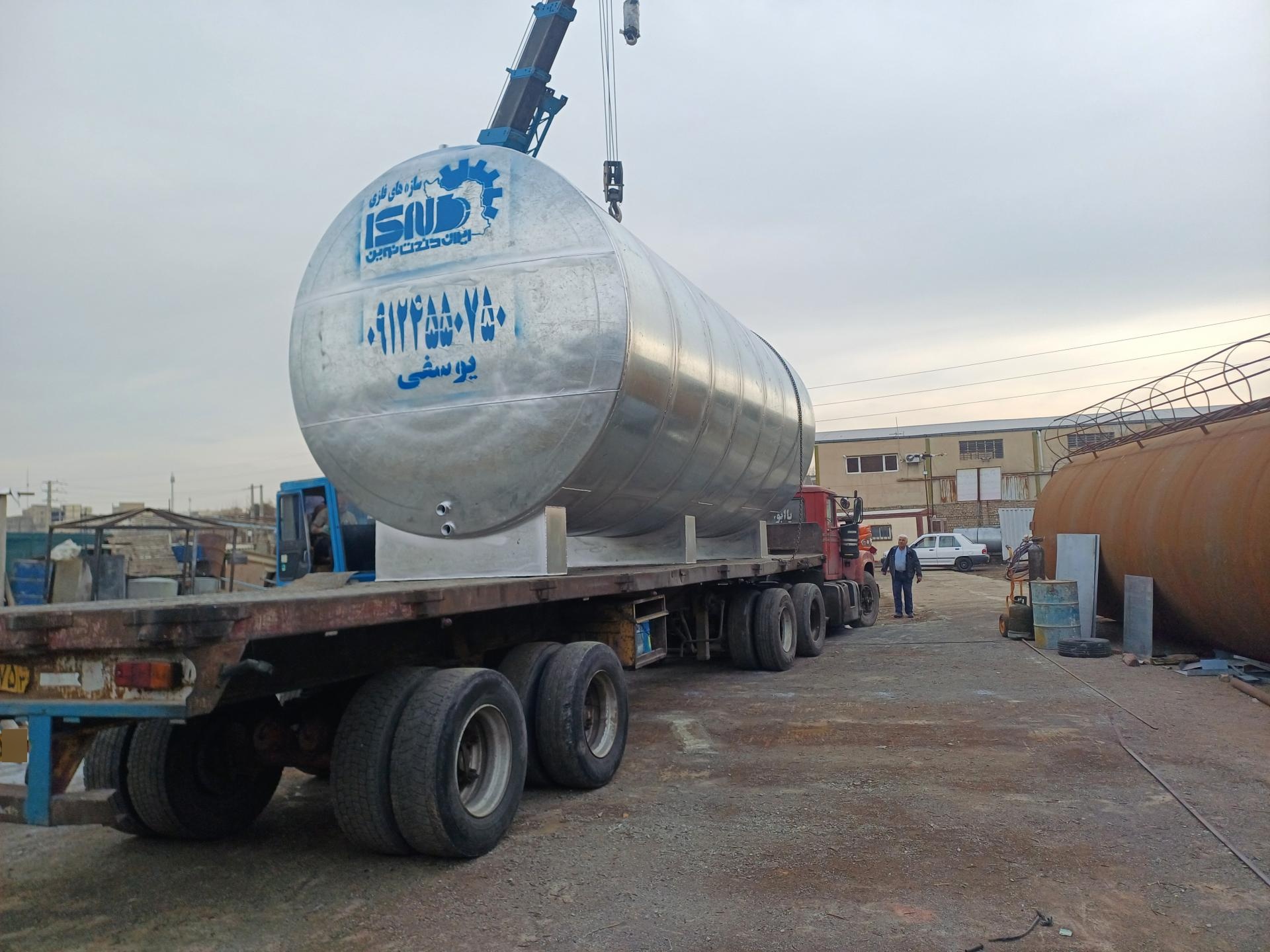 عکس تانکرسازی ایران صنعت نوین