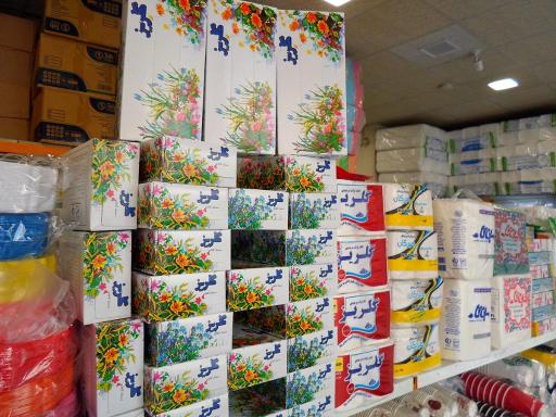 عکس پخش ظروف یکبار مصرف گل پلاستیک