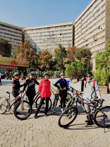 عکس آموزش دوچرخه سواری پیوند سبز