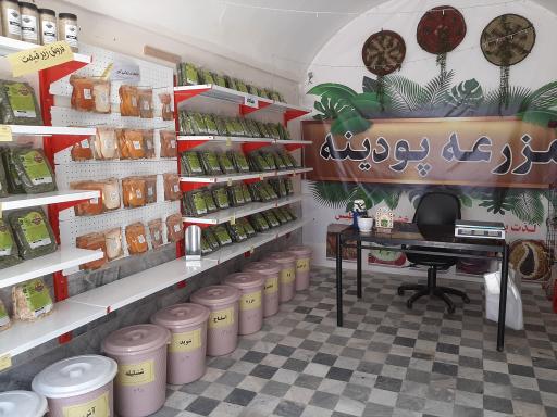 سبزیجات خشک پودینه طبس