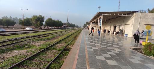 عکس ایستگاه راه آهن شوش