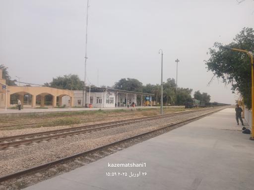عکس ایستگاه راه آهن شوش